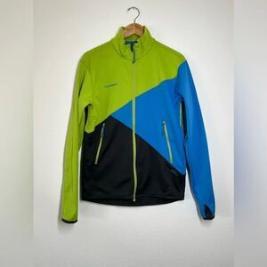Men's Mammut Tasman Soft Shell Jacket Windbreaker Full Zip M Outdoor